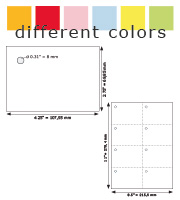 Tag Size: 4.13&Prime; x 5.83&Prime;